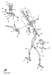 YZF-R1 Главный тормозной цилиндр