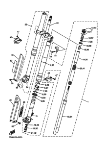  Вилка передней оси