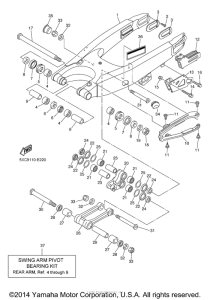 YZ250FSPV Бугель