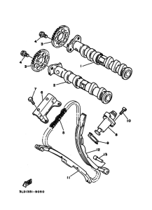 XTZ750 XTZ750B Цепь распределительного вала