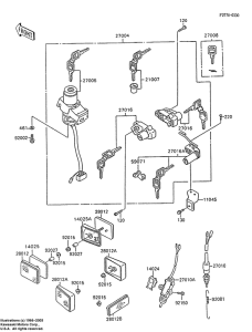 ZX600 Замок зажикания