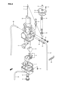 RMX250 Carburetor assy