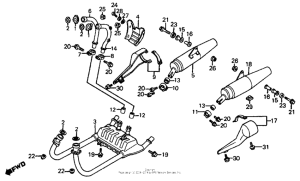 VF700C Muffler 85-86