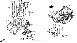 XR500R Crankcase 81-82