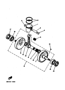 TY250ZS ｸﾗﾝｸｼﾔﾌﾄ. ﾋﾟｽﾄﾝ