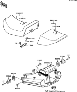 ZX1000 Сиденье