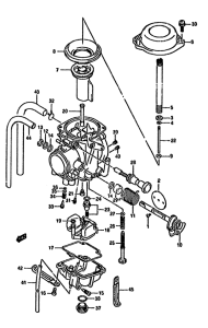 DR350 Carburetor assy