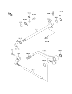ZX600 Переключатель передач