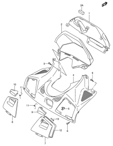 AN650 (ABS) Приборная панель