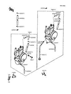 KR250 Карбюратор