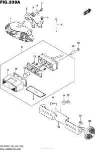 GSX-R600 Rear Combination Lamp (Gsx-R600L7 E03)