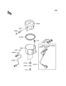BN125 Спидометр