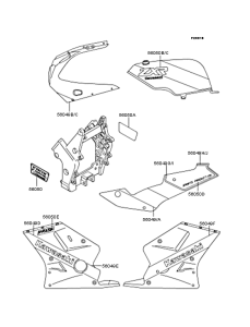 ZX250 Наклейки