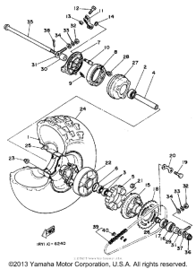 BW80T Переднее колесо