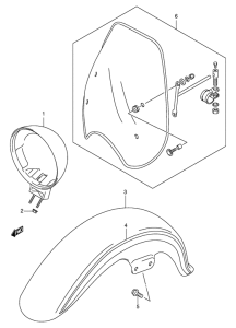 VL250 Переднее крыло