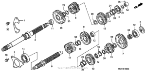 GL1800 Трансмиссия