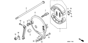  Задний тормоз