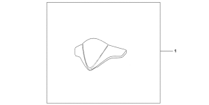 CB1000R Kit tit. meter visor