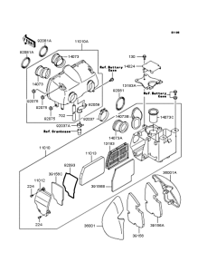 ZL400 エアーフィルター