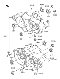 RM60 Картер двигателя