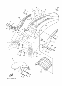 XV1700PC XV17PCZ Крыло