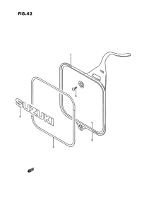 RM80 Front number plate