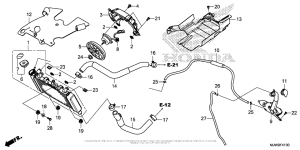 CB500F (ABS) Радиатор
