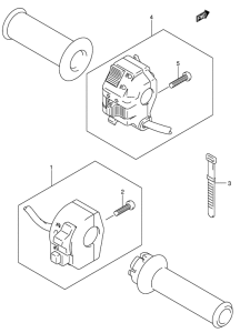 DR-Z400 Рулевой переключатель