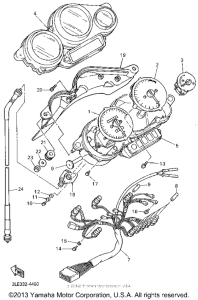 FZR1000F Приборы