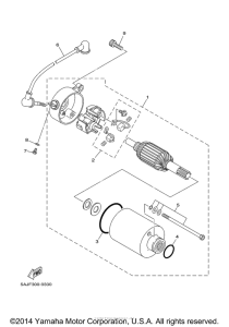 XV250FCB Стартер