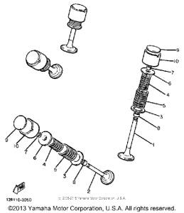 XS400K Клапана