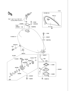 VN750 Fuel tank(1 / 3)