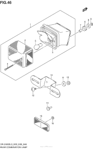  Rear Combination Lamp (Dr-Z400Sl3 E03)