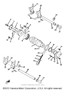 RD250A Переключение скоростей