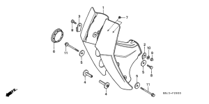 C50 Front cover shutter