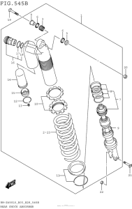 RM-Z450 Rear Shock Absorber (Rm-Z450L5 E28)