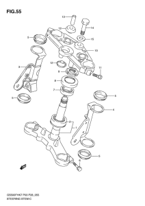 GS500 Траверса нижняя