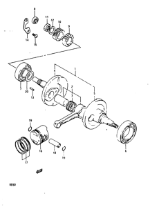RB50 Вал коленчатый