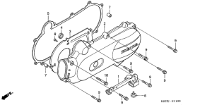 SCV100 Крышка картера левая