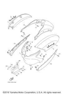 XC50G Боковые обтекатели