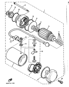 XJ600 Стартер