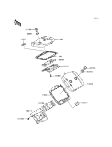 VN800 Крышка головки цилиндров