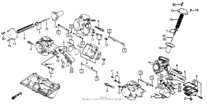 VF700F Carburetor component part