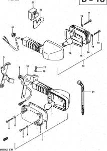 DR500 Поворотники