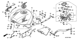 VFR800 (ABS) Tank fuel