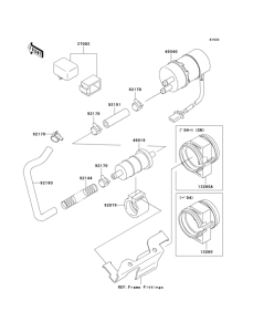 ZX600 Топливный насос