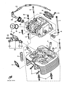 XT600 Головка цилиндров