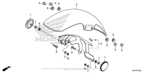 CMX300 Переднее крыло