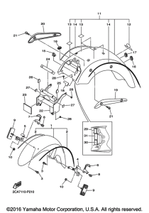 XVS1300CT Крыло