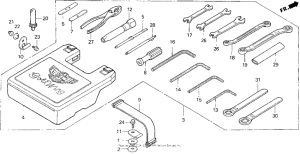 GL1500SE Инструмент